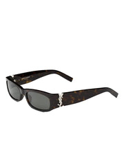 SL M152 tortoiseshell rectangle sunglasses