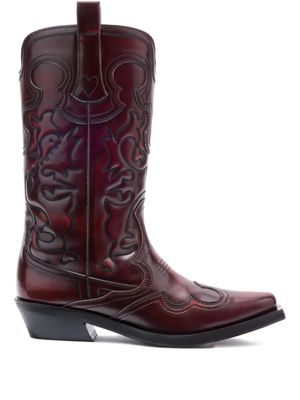 embroidered boots