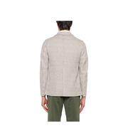 Cotton and linen blend jacket