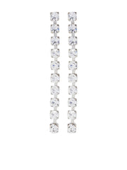 crystal-embellished earrings