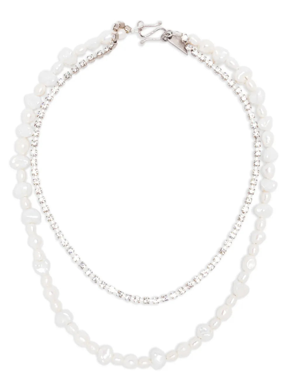 pearl-embellished necklace