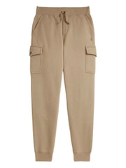 logo-embroidered cargo trousers