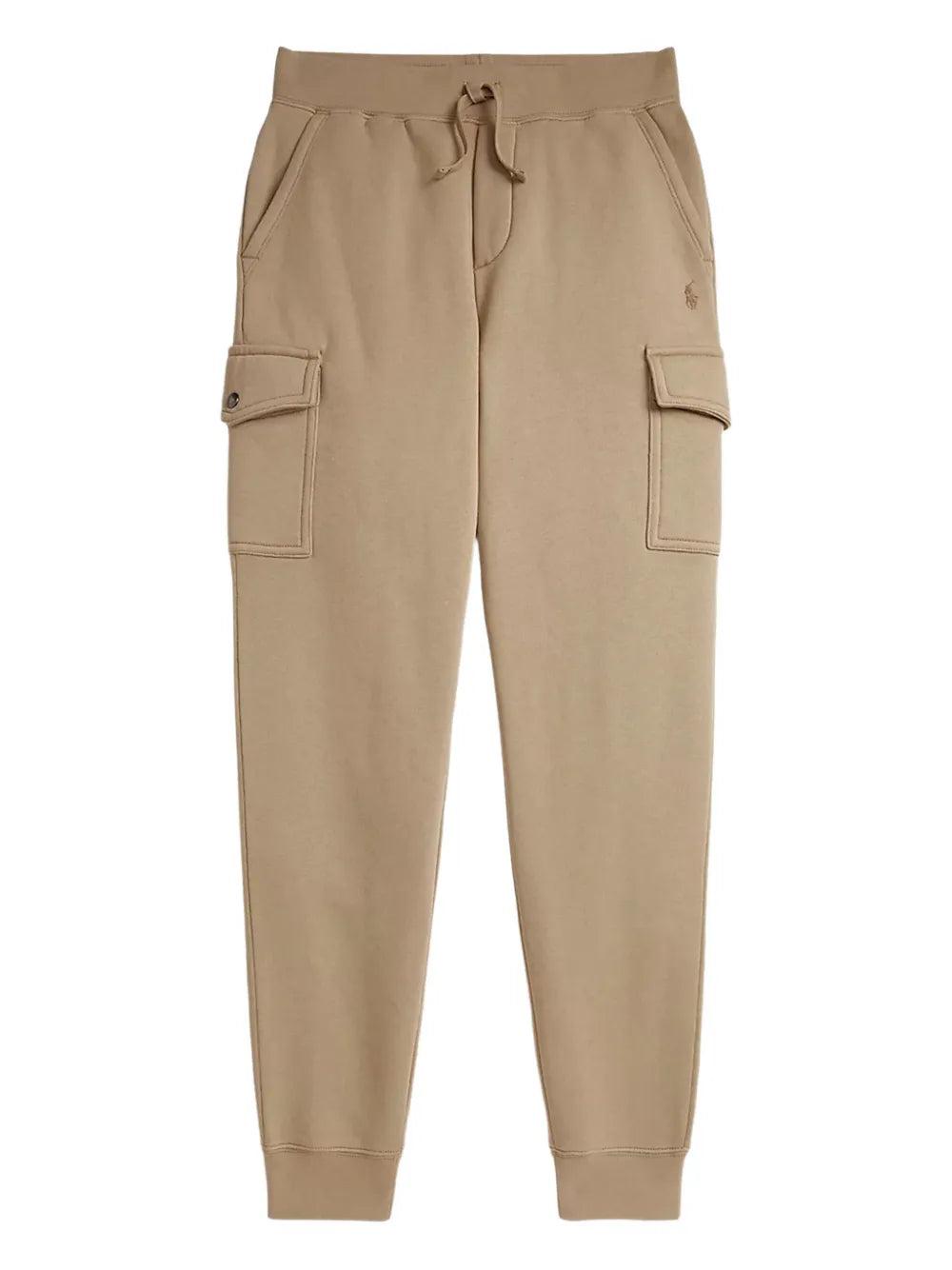 logo-embroidered cargo trousers