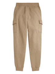 logo-embroidered cargo trousers
