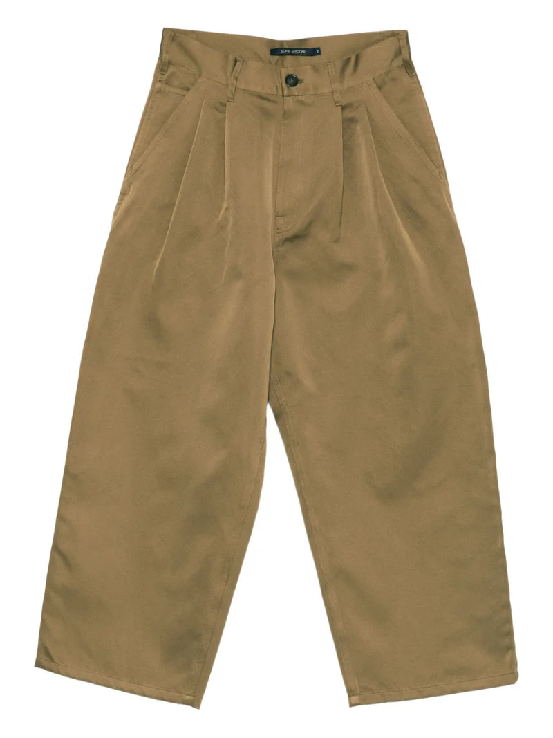 Polke pleated trousers