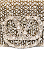Locò crystal-embellished top-handle bag