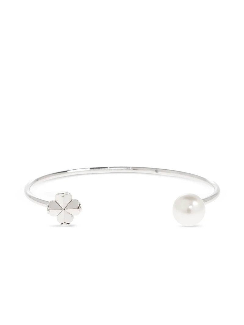 clover-motif cuff bracelet