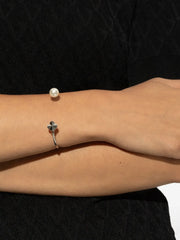 clover-motif cuff bracelet