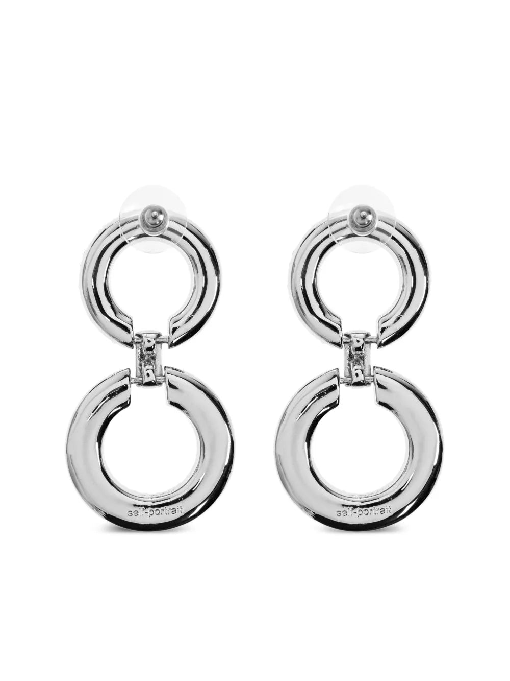 crystal-embellishment earrings