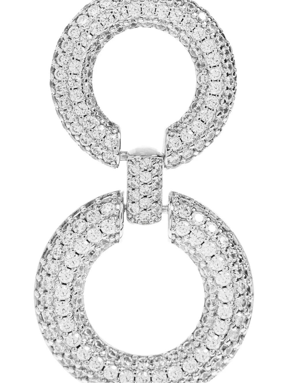 crystal-embellishment earrings