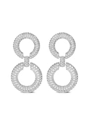 crystal-embellishment earrings