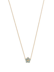 floral-embellished necklace