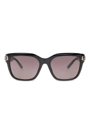 Casino triple-detail square sunglasses