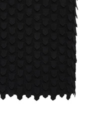 textured midi skirt