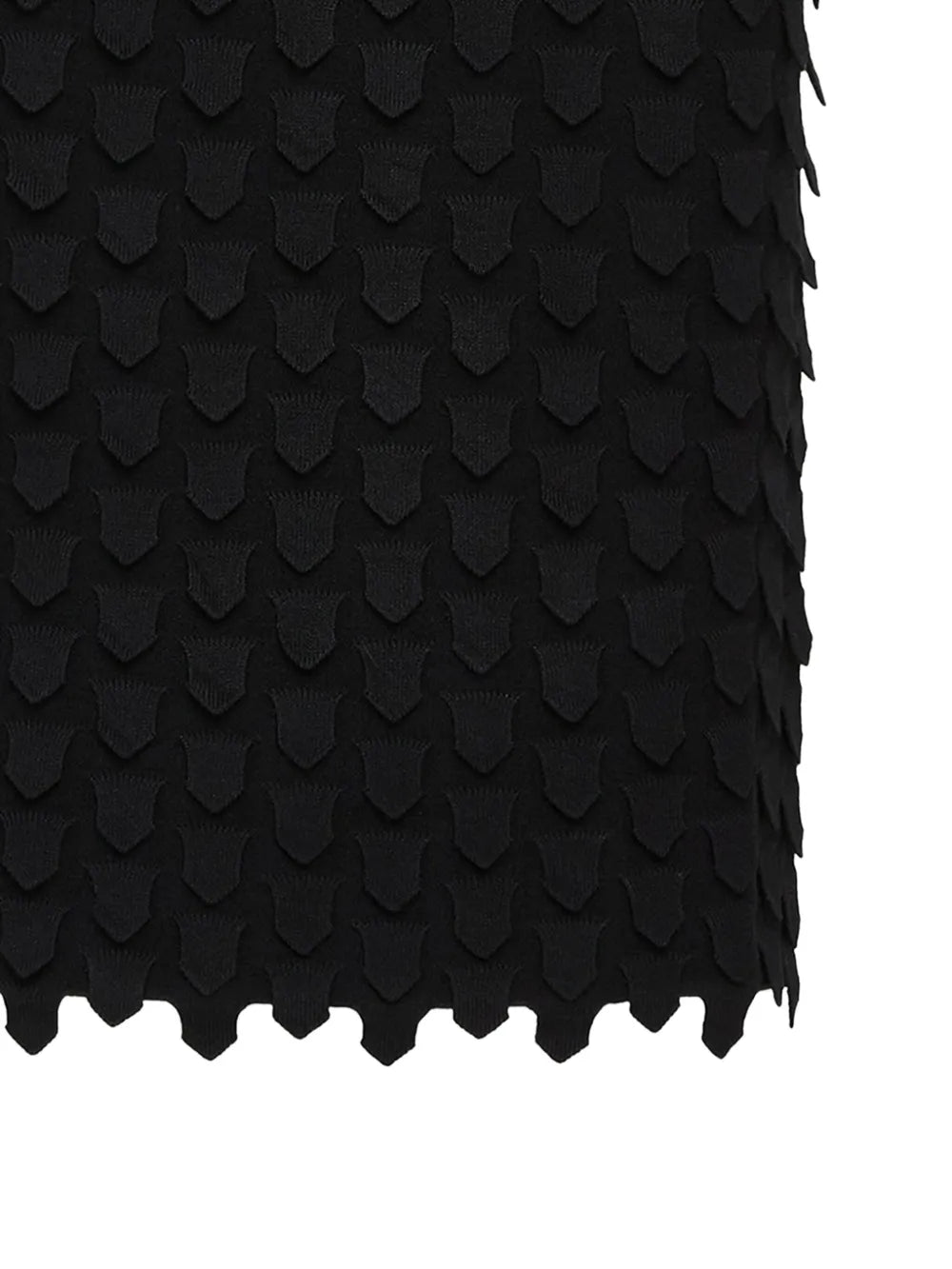 textured midi skirt