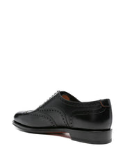 perforated leather Oxford shoes
