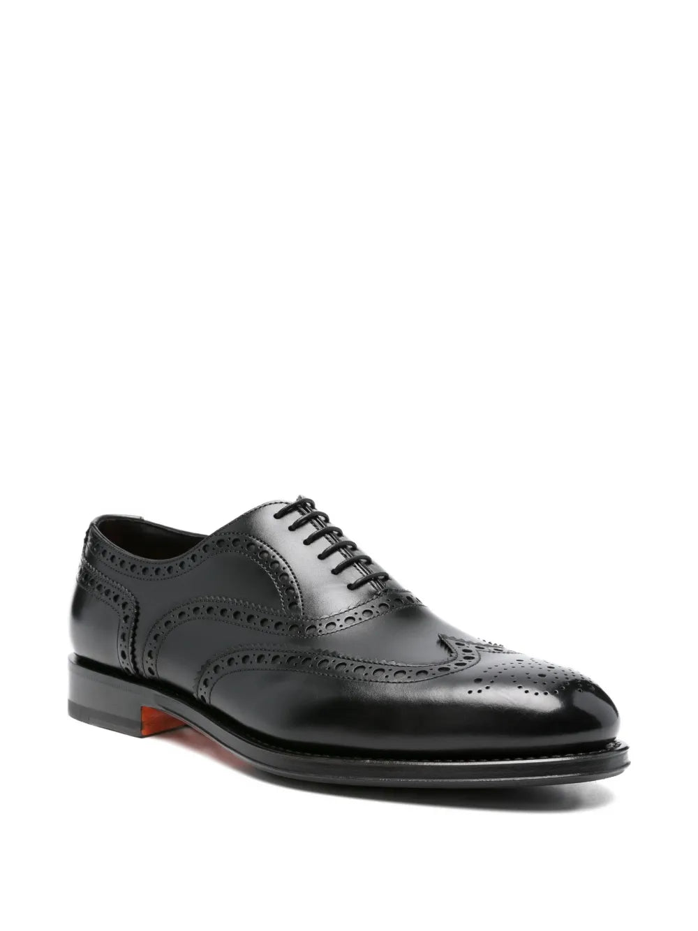 perforated leather Oxford shoes