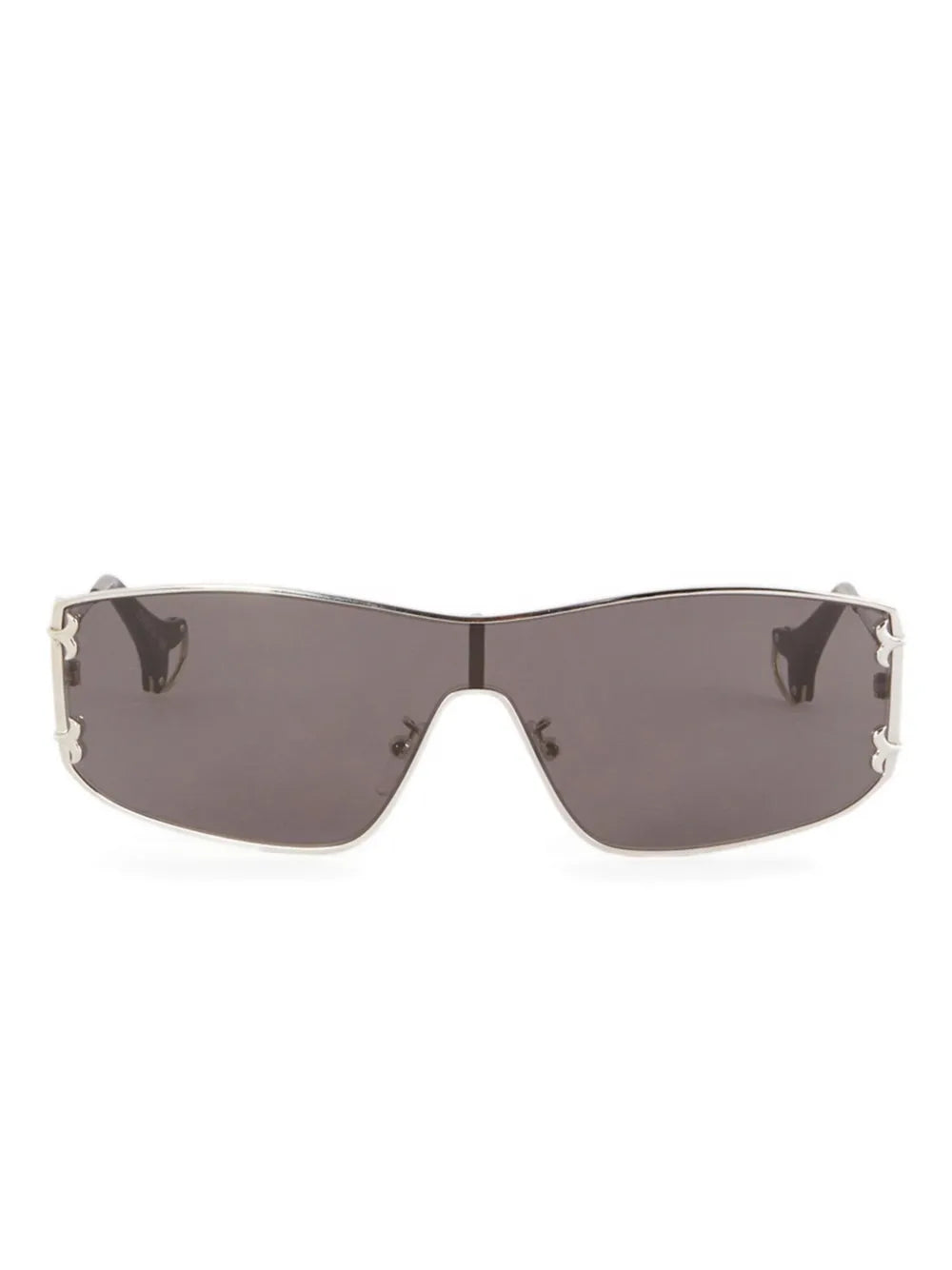 logo cut-out shield-frame sunglasses