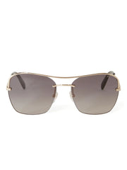 semi-rimless sunglasses
