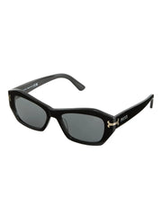 geometric gold-detail sunglasses