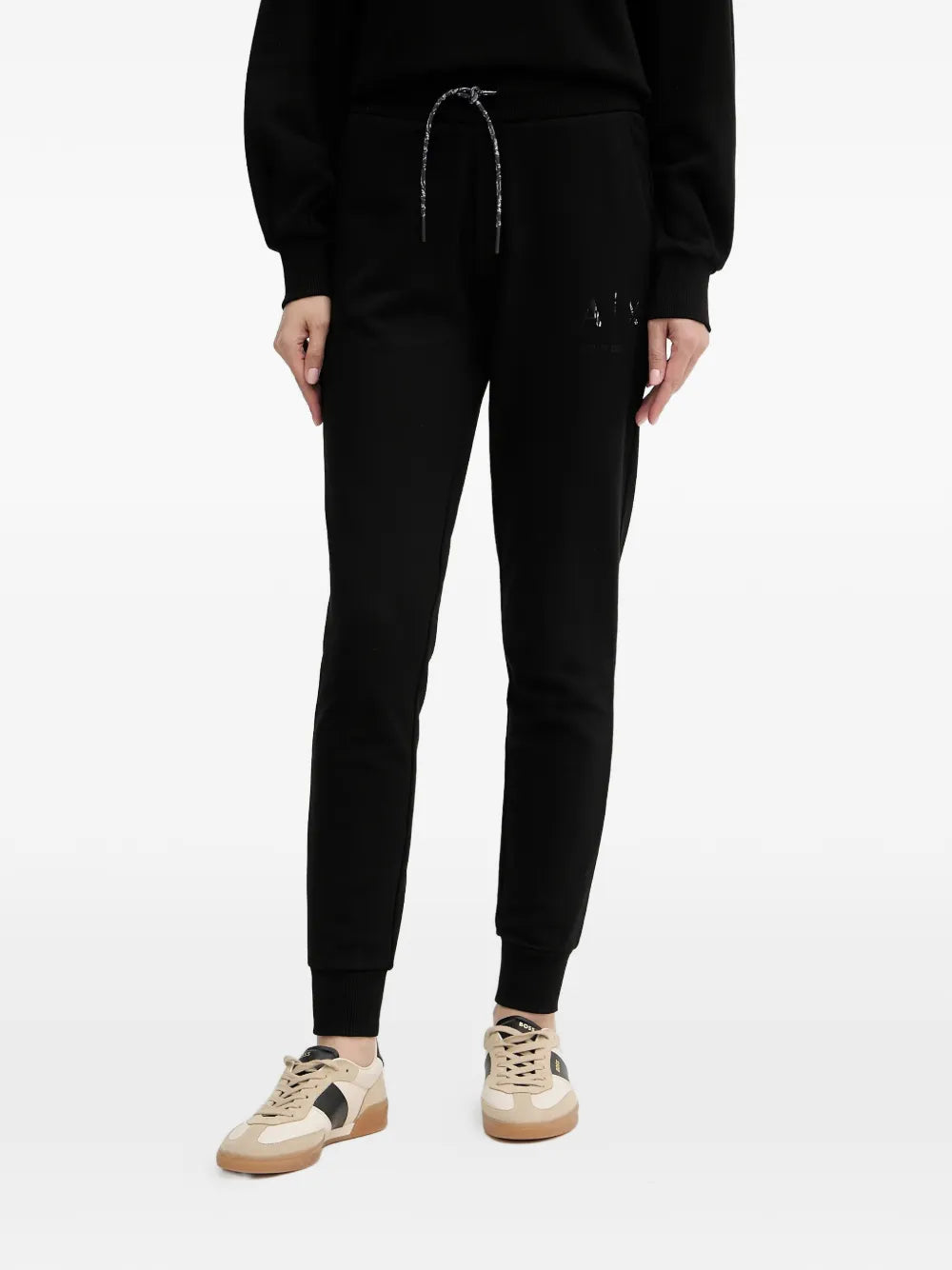 logo-detail drawstring track pants