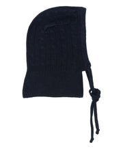 cable-knit tie balaclava