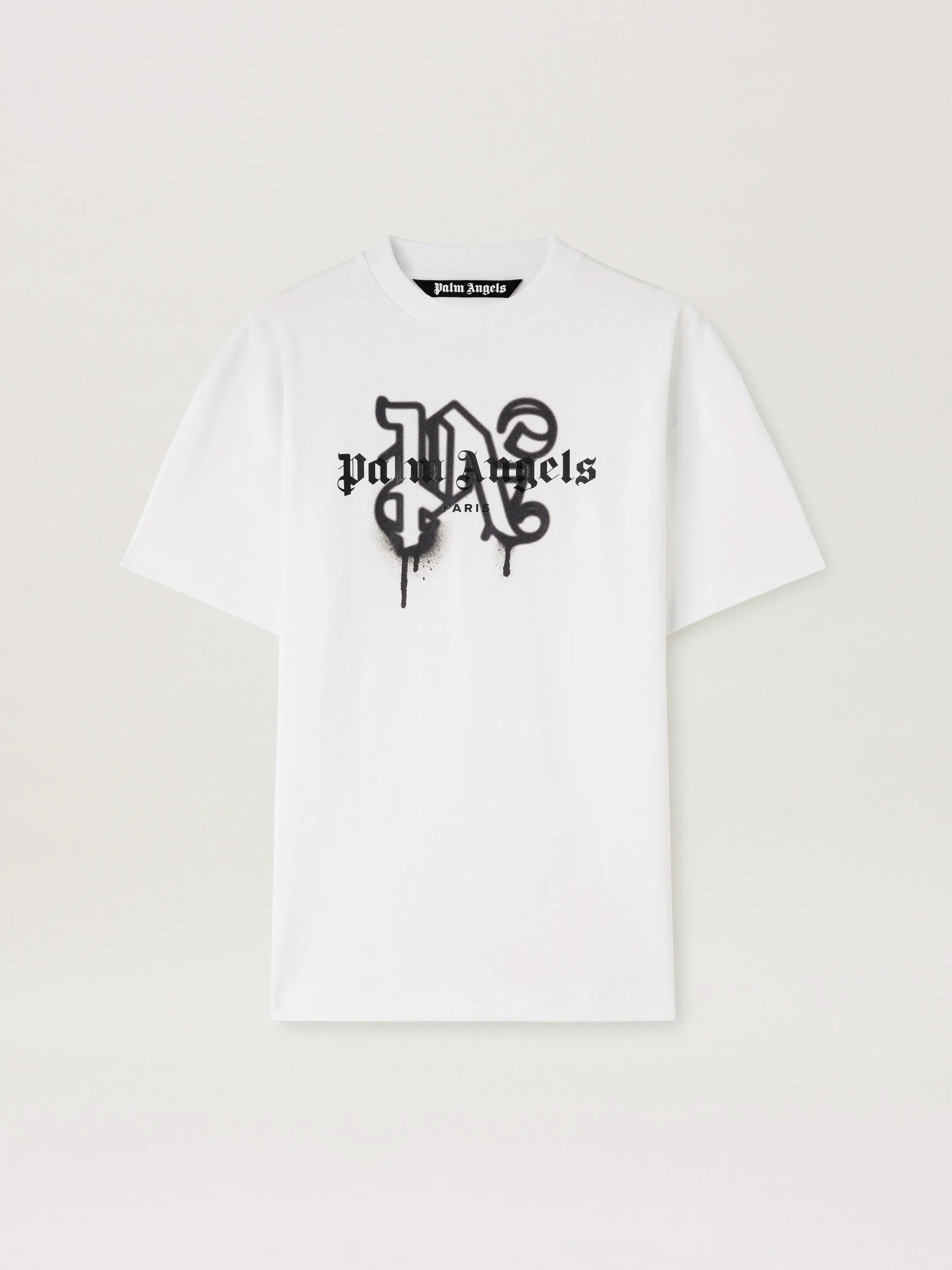 Paris Monogram Spray T-Shirt WHITE