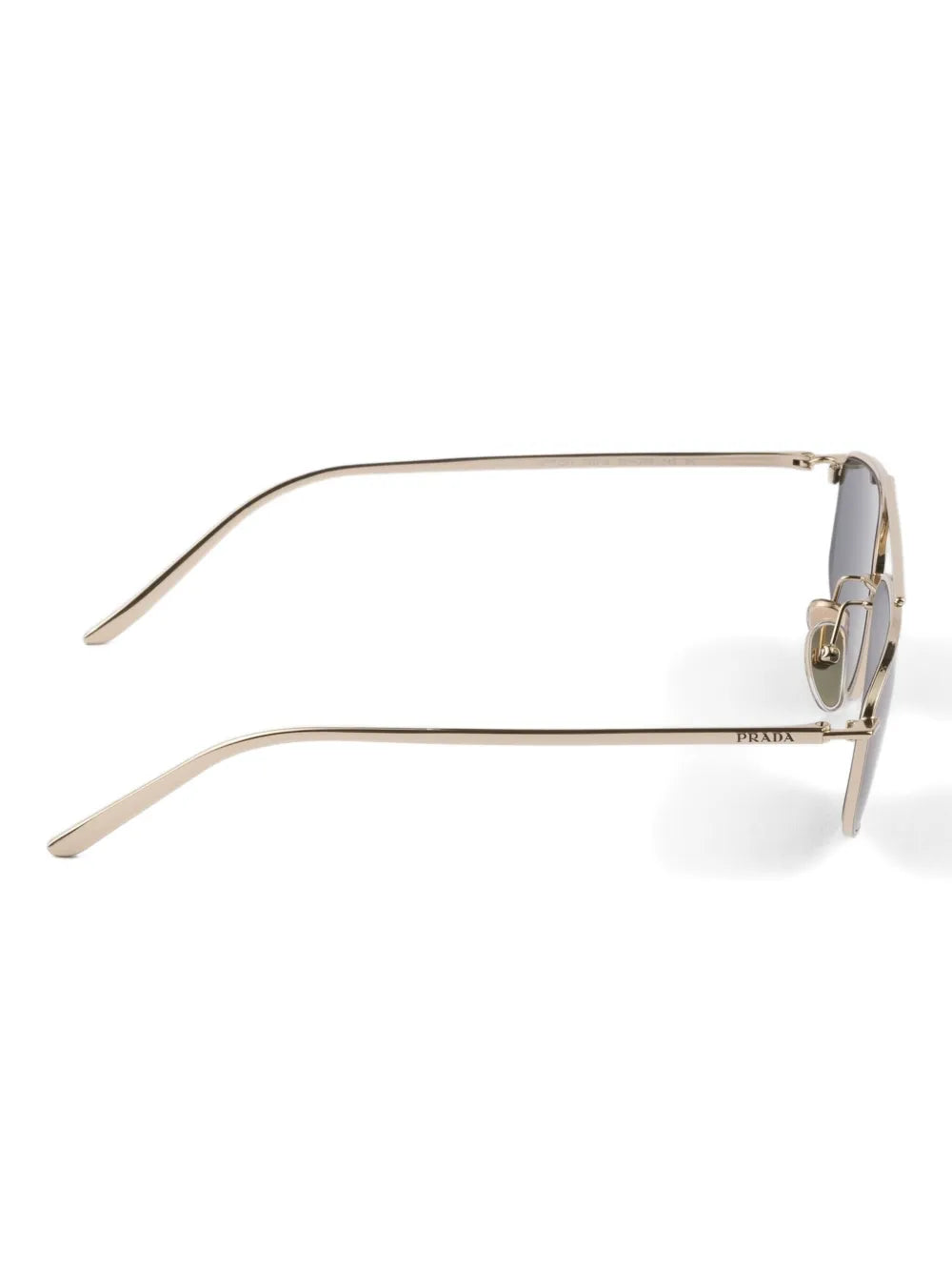 metal-frame geometric sunglasses