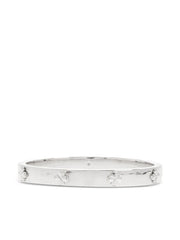 clover-embellished bangle bracelet