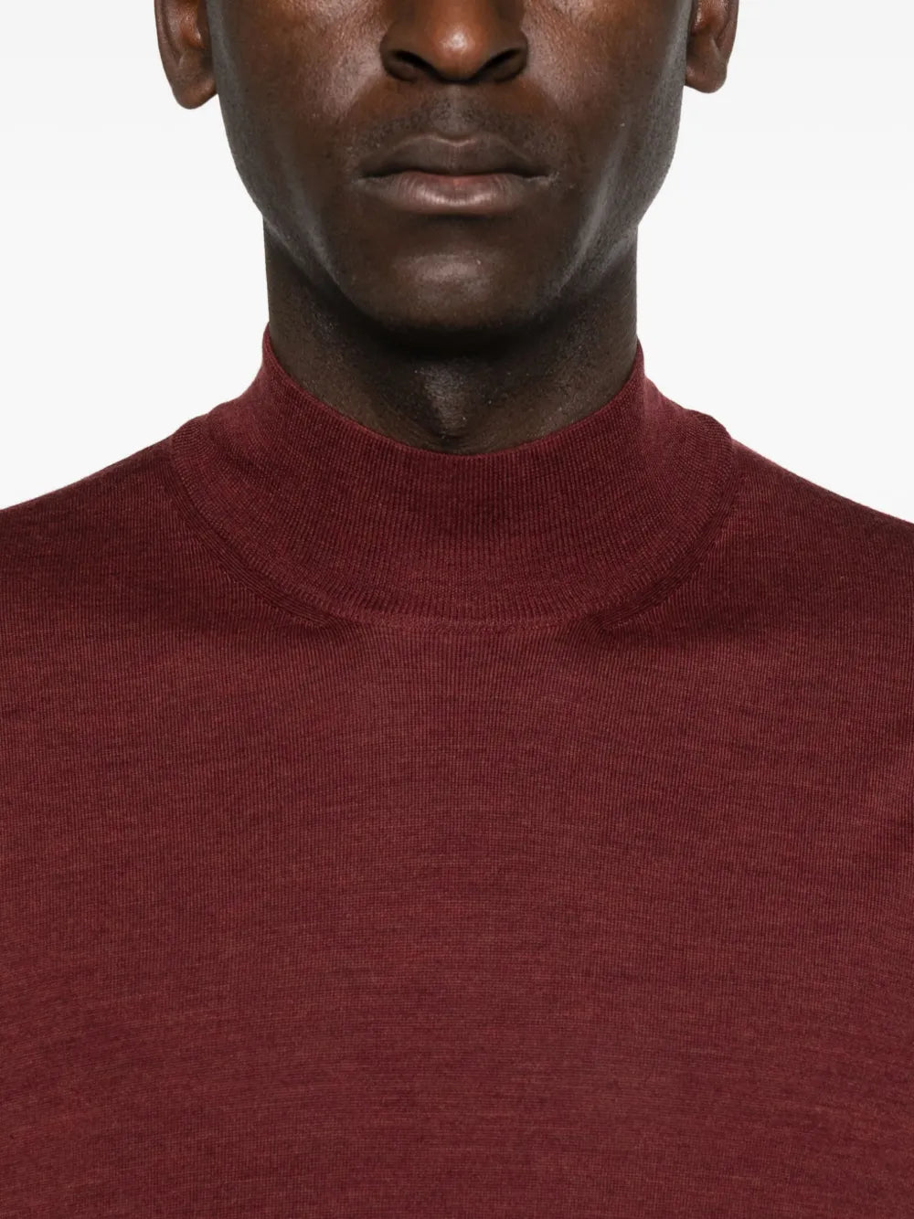 long-sleeve wool sweater
