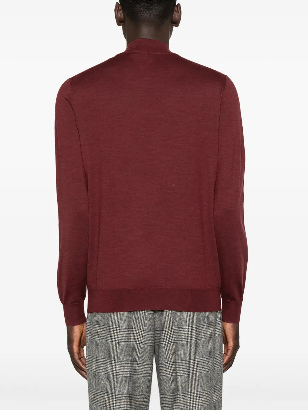 long-sleeve wool sweater
