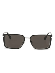 square-frame tinted-lens sunglasses