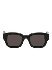 round-lenses tinted sunglasses