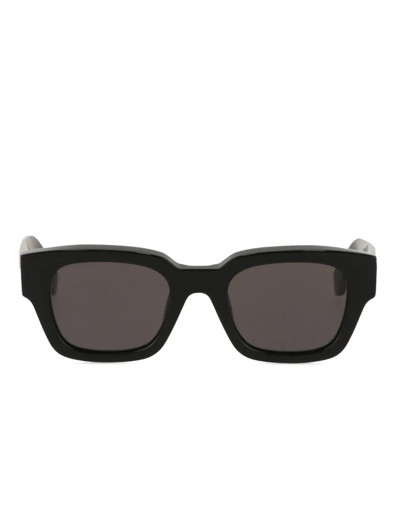 round-lenses tinted sunglasses