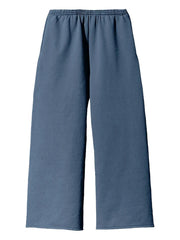 elasticated-waistband fleece track pants