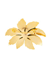 1980s lotus-flower brooch