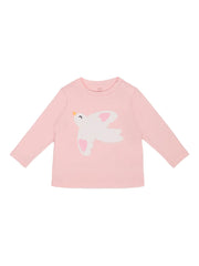 bird-print T-Shirt