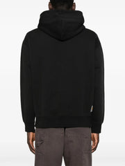 logo-embroidered zip-up Hoodie