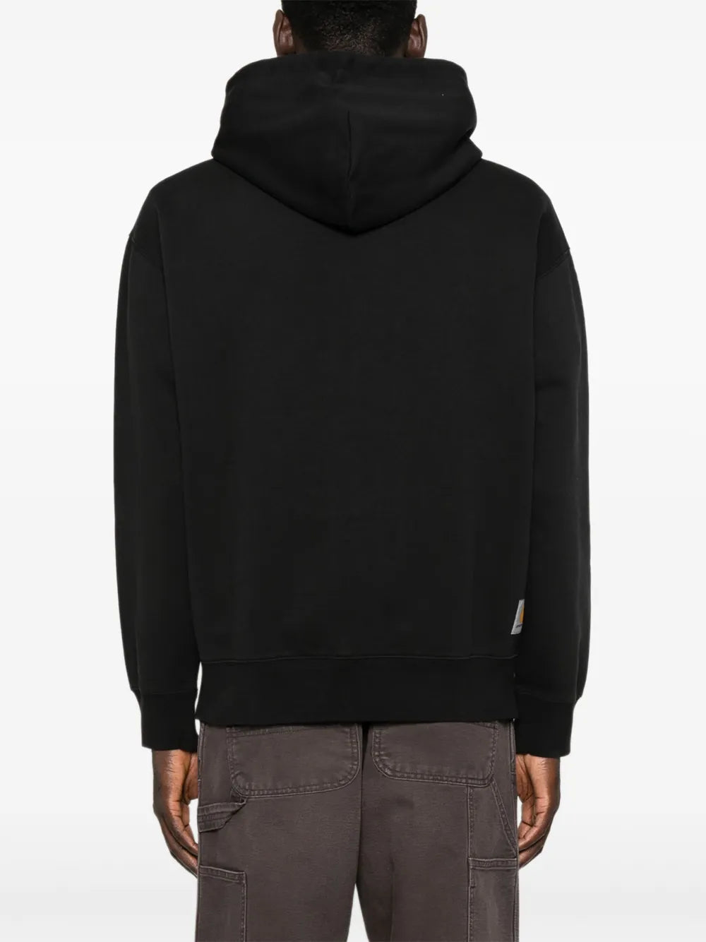logo-embroidered zip-up Hoodie