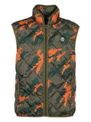 quilted camouflage vest