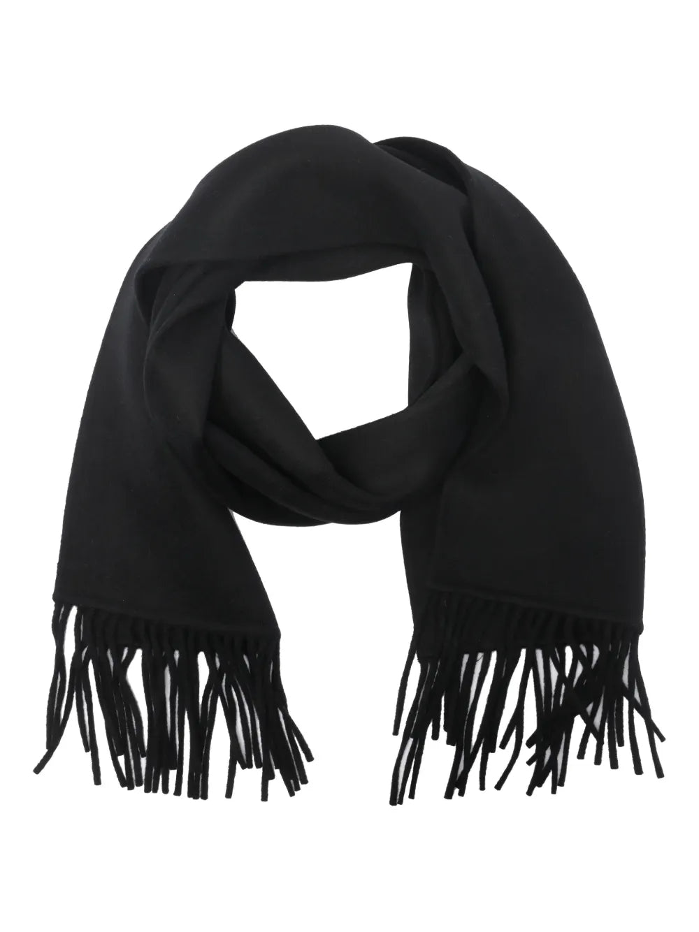 fringed wool scarf