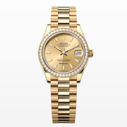 Rolex | Datejust | 278288RBR | Yellow gold | 31 mm | Yellow gold | Champagne | Automatic