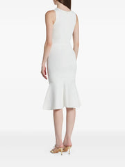 Camille square-neck midi dress