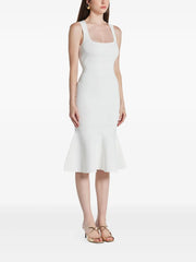 Camille square-neck midi dress