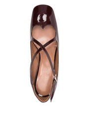 Two for Love cross-strap pumps
