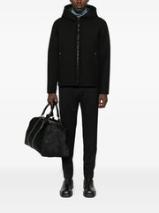 pleated cuffed trousers