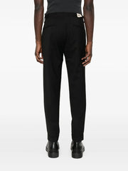 pleated cuffed trousers