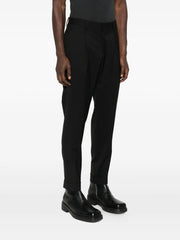 pleated cuffed trousers