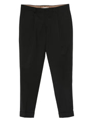 pleated cuffed trousers