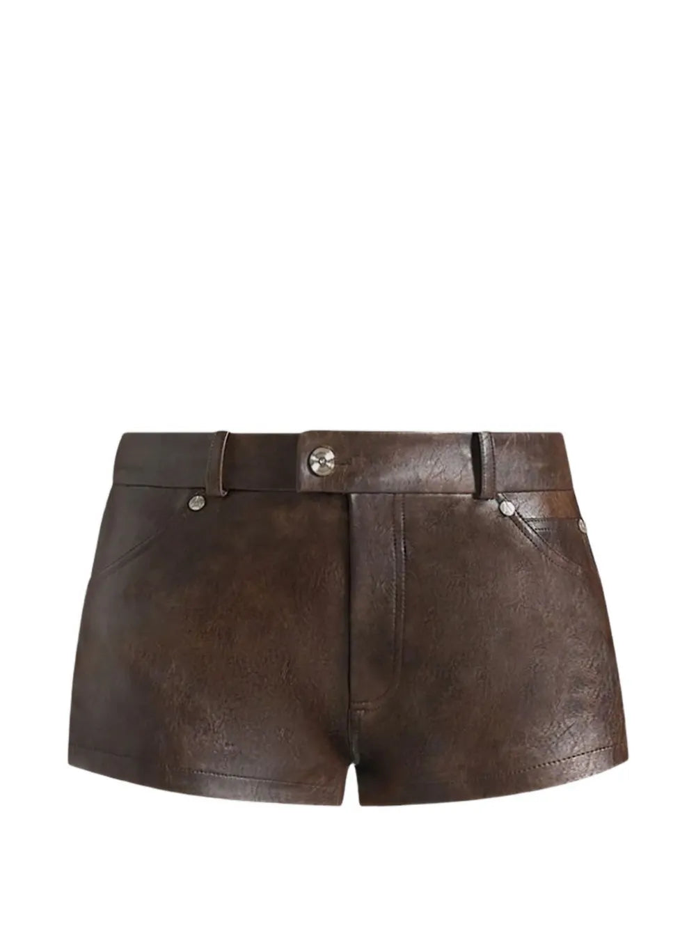 Samia textured mini shorts